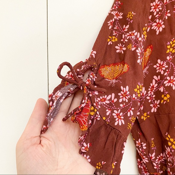 Madewell Tie-Sleeve Wrap Top - Picture 7 of 10